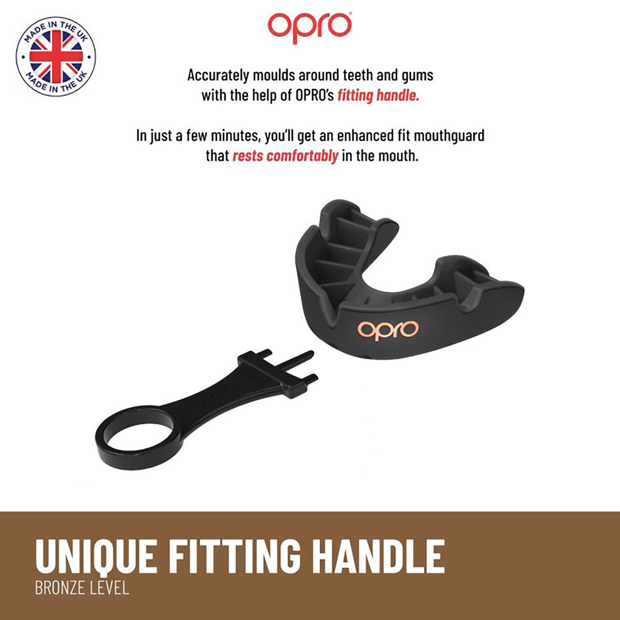 Opro Bronze Enhanced Fit Mundschutz